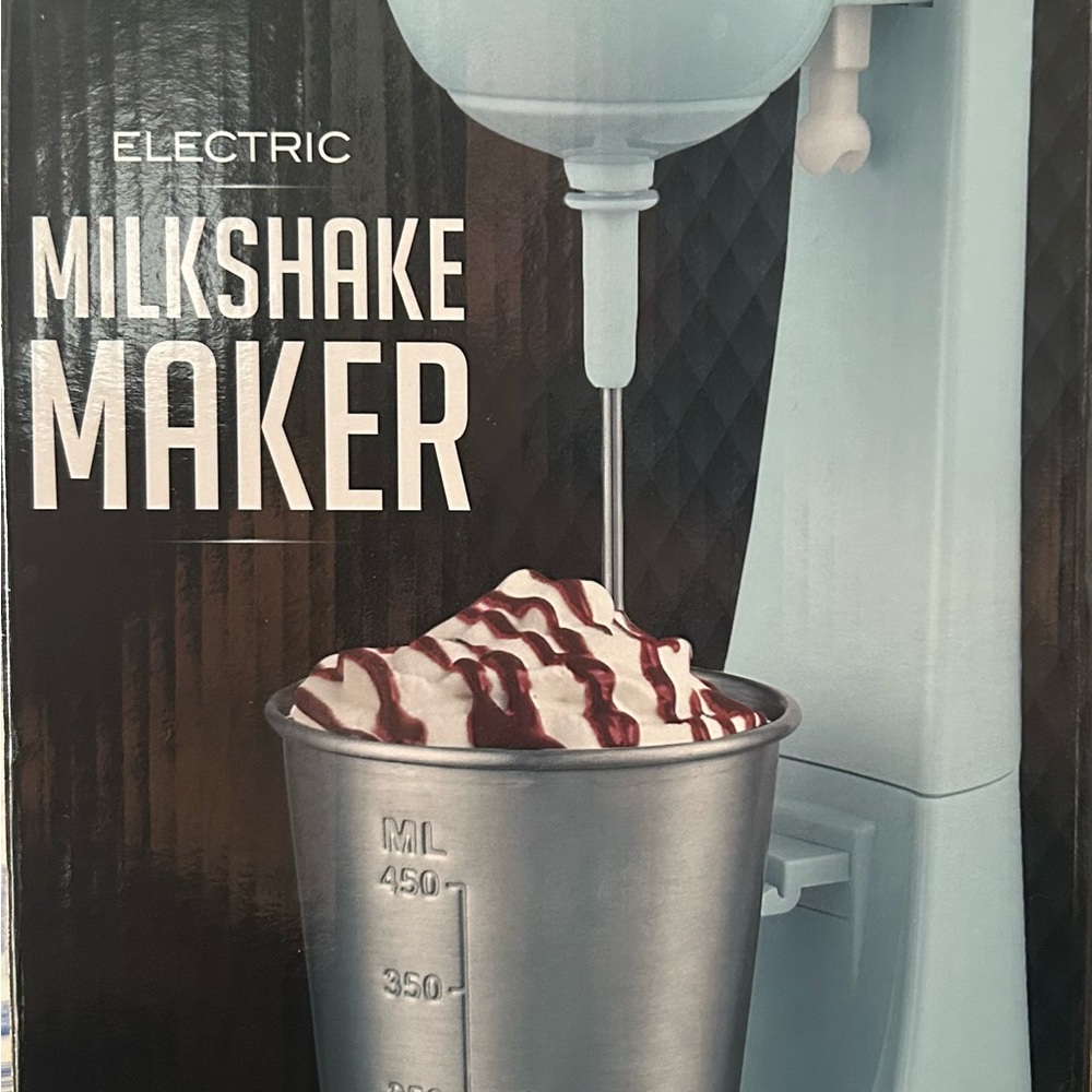 Electric Milkshake Maker with Stainless Steel Cup